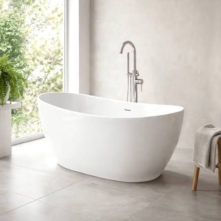 Modern Built-In Bathtub